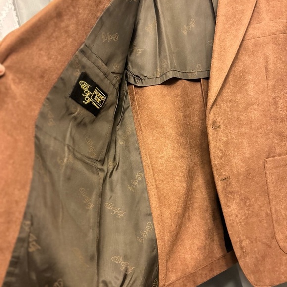Farah WFF Designer Series Men.UltrasuedeSport Coat Blazer Camel 42R - Picture 10 of 10